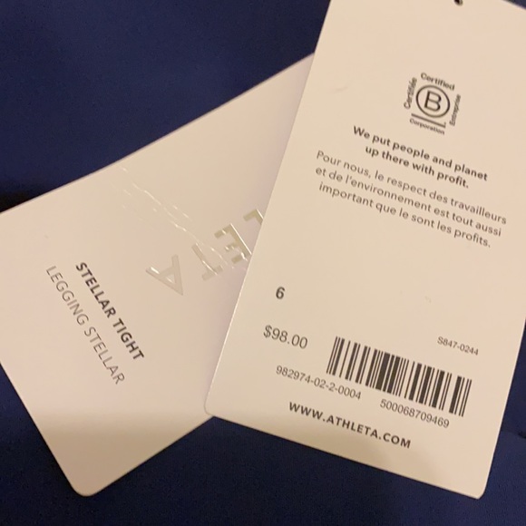 Athleta Stellar Tight // Enchanted Blue - Picture 9 of 11